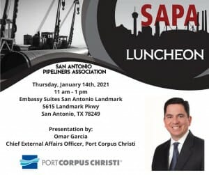 San Antonio Pipeliners Luncheon Jan 2021