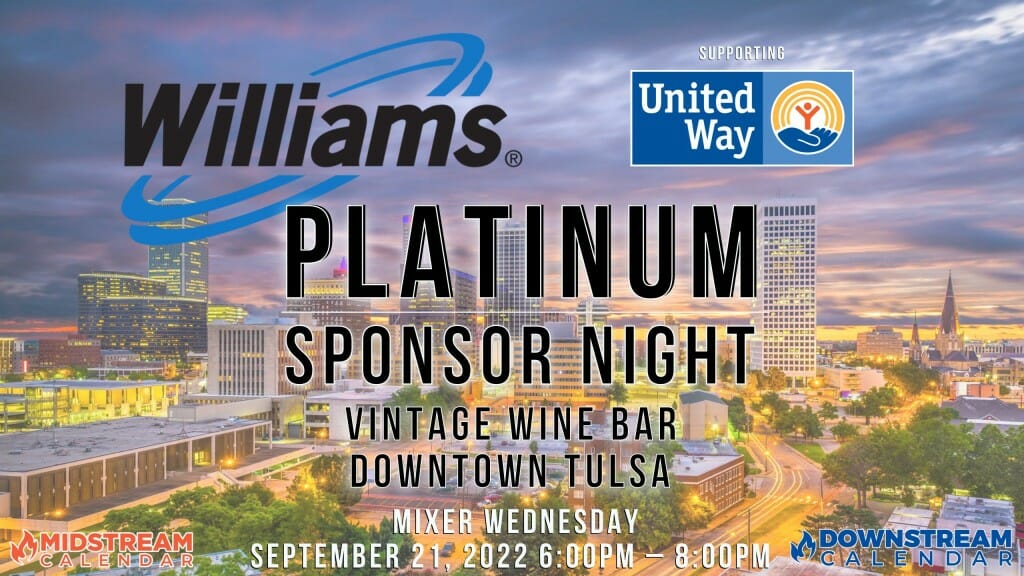 Platinum Sponsor Night for 2022 Williams Tulsa United Way Sept 21