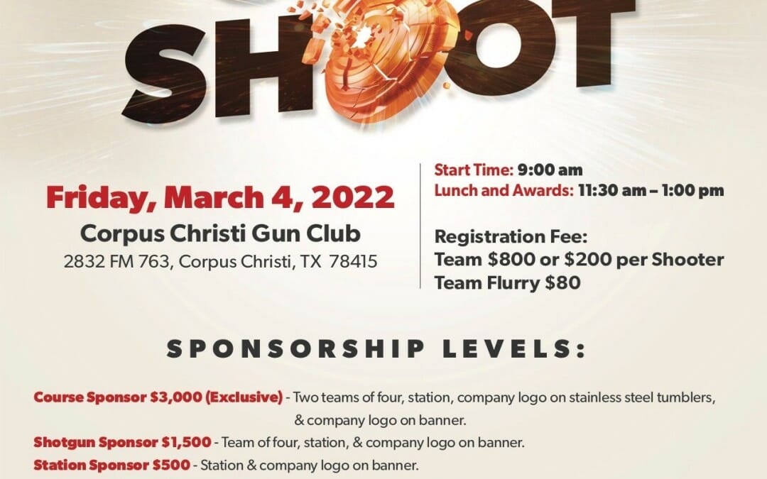 Register Now for the 31st Annual CC API Sporting Clay Shoot March 4th – Corpus Christi