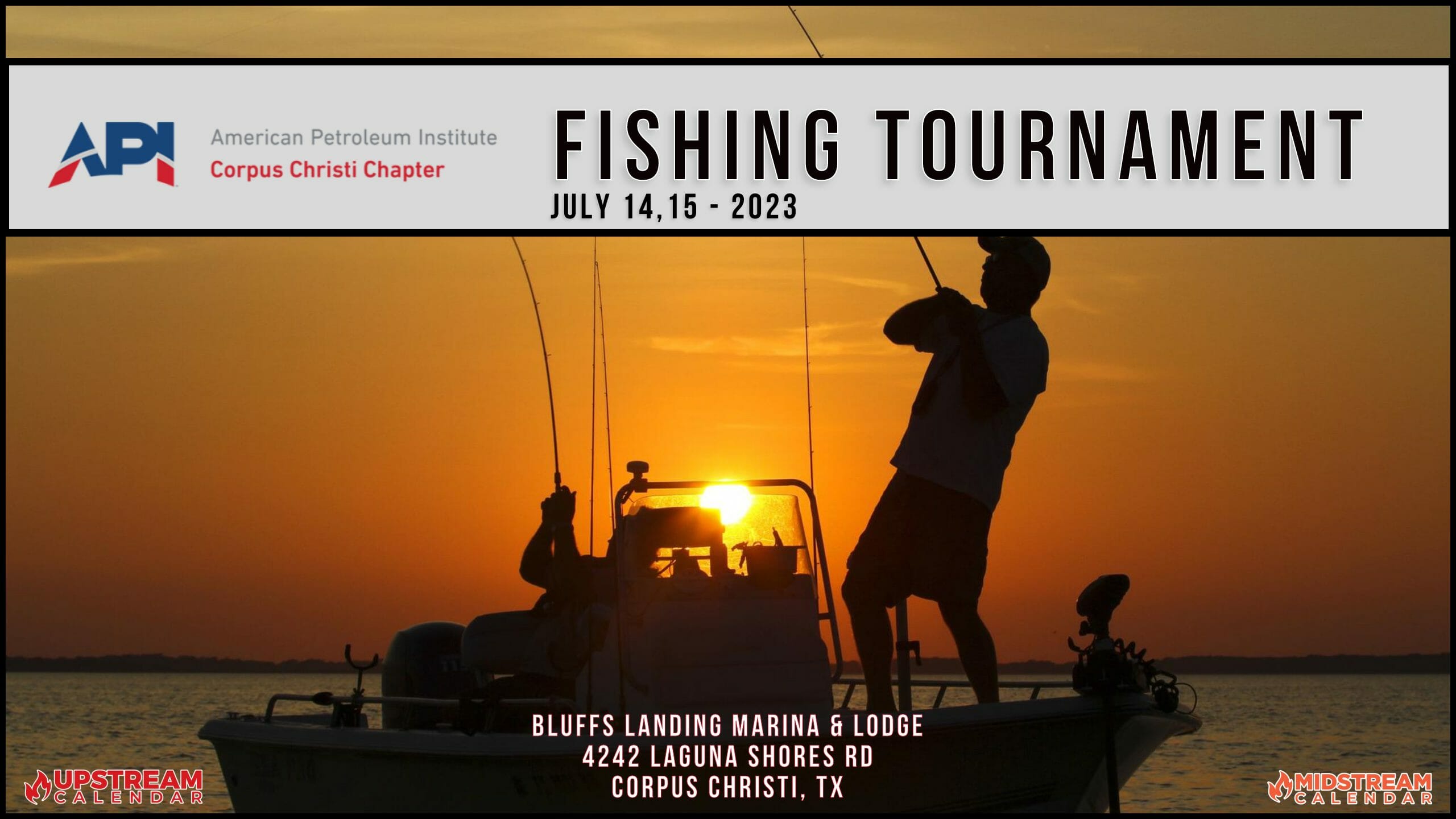 Save The Date 29th Annual API Corpus Christi Fishing Tournament