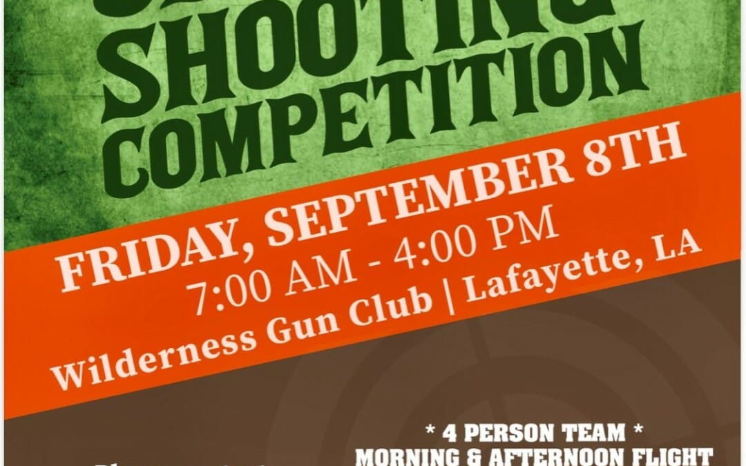 2023 Louisiana Pipeliners Sporting Clays Tournament September 8, 2023 – Lafayette