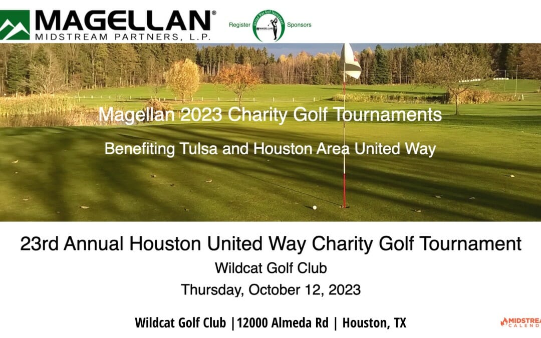 Register Here for the 2023 Magellan Midstream United Way Charity Golf Tournament Houston October 12, 2023