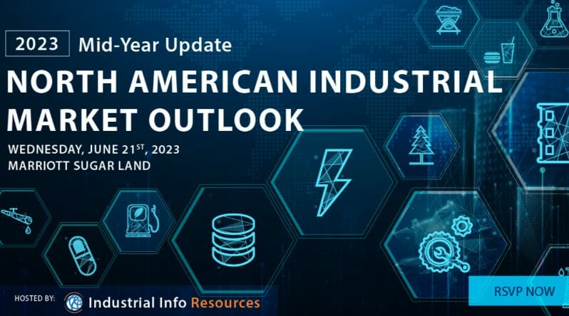 Register Now for the Industrial Info Resources (IIR) Mid Year Industrial Outlook June 21st – Sugarland, TX