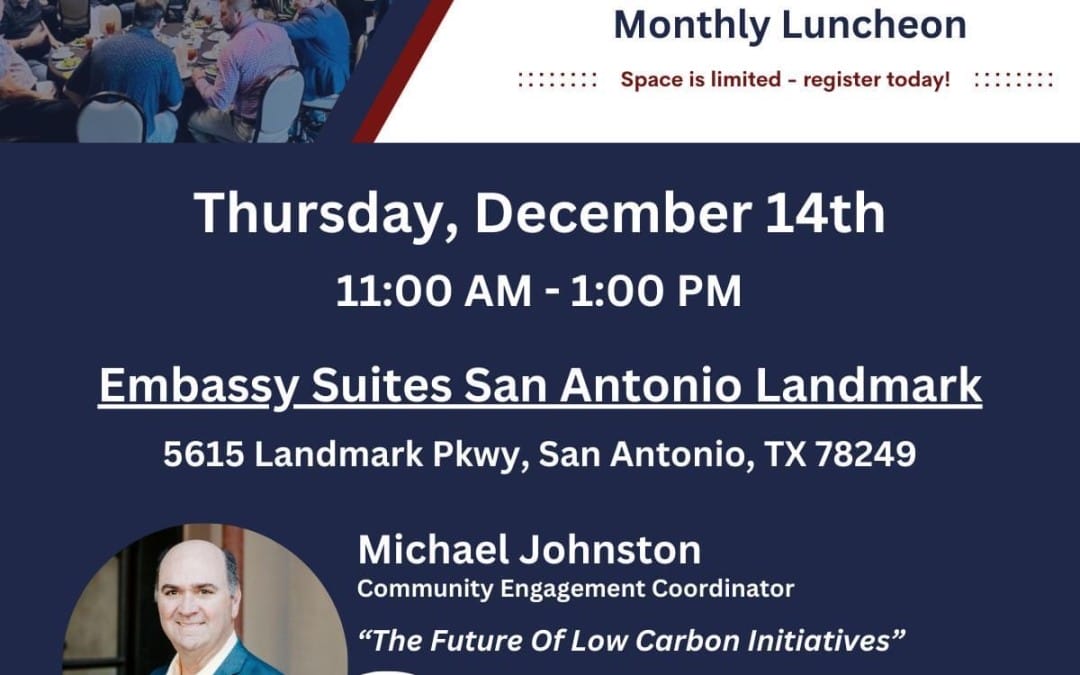 Register Now for the San Antonio Pipeliners (SAPA) December Monthly Luncheon Meeting December 14, 2023 – San Antonio – Speaker Michael Johnston, Howard Energy