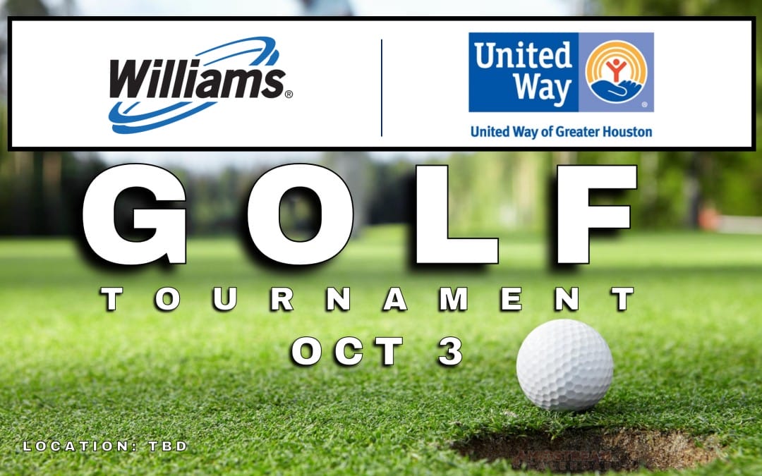 Register now for the Williams United Way Golf Tournament October 3, 2024 – Houston
