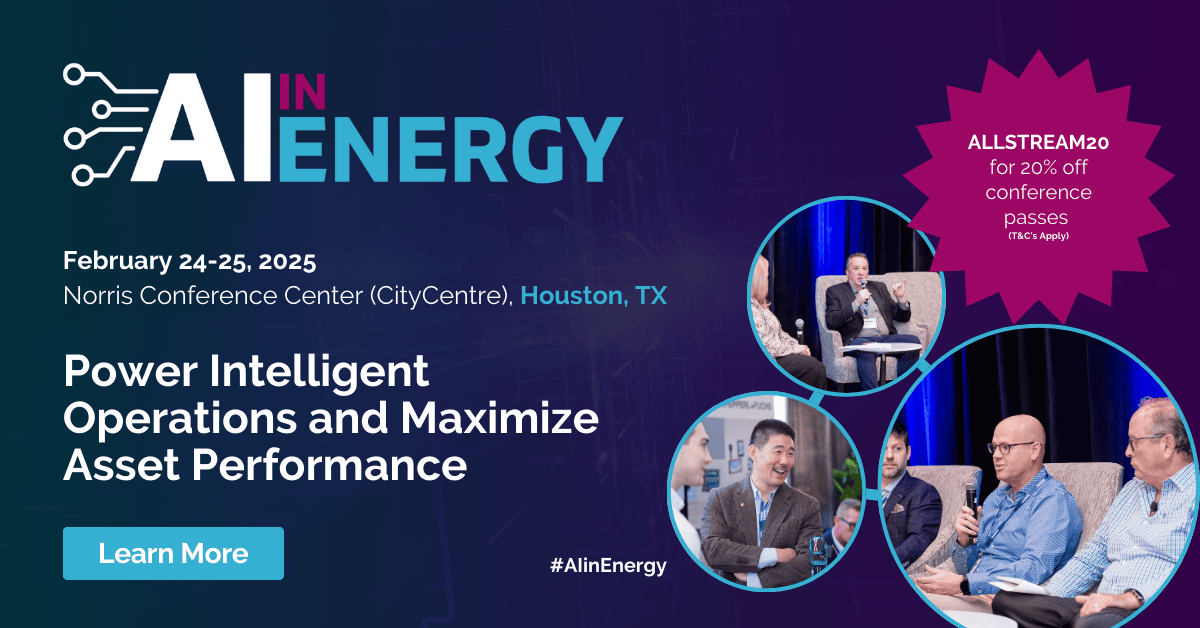 Register Now for AI in Energy Conference Feb 24 – Feb 25, 2025 – Houston