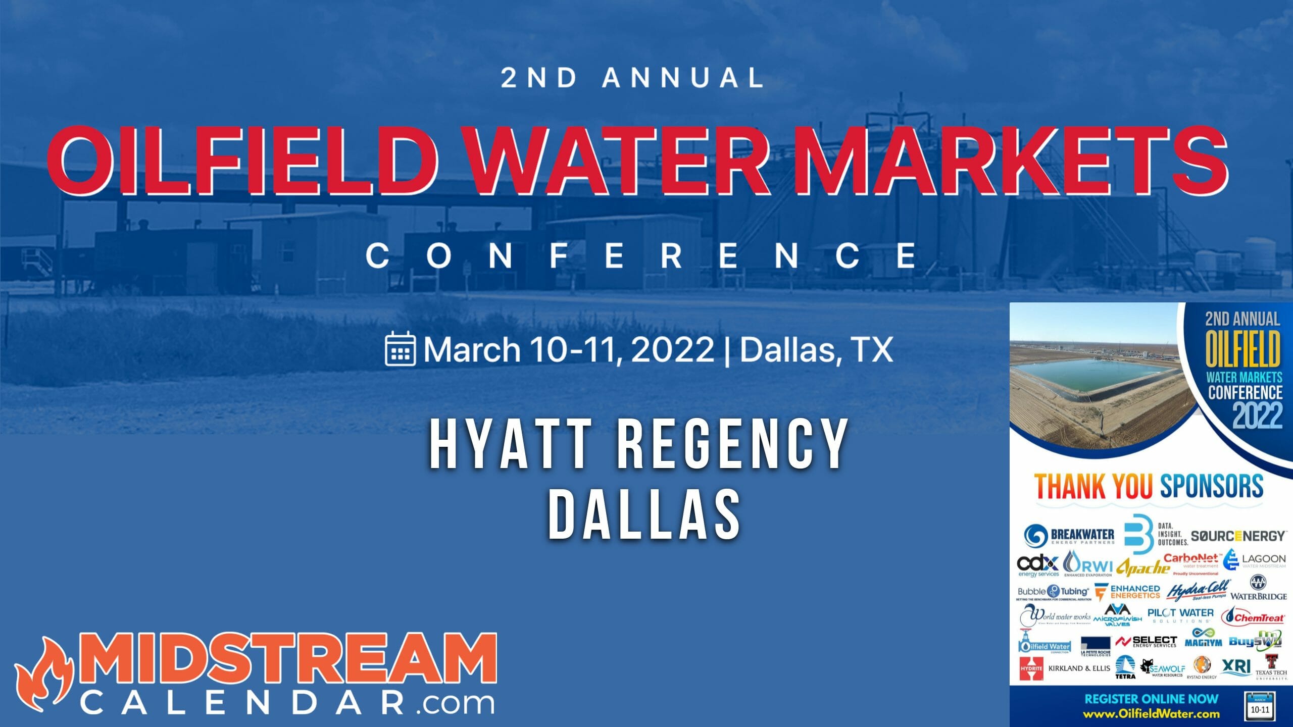 2022 Water Wastewater Conference Upstream Calendar