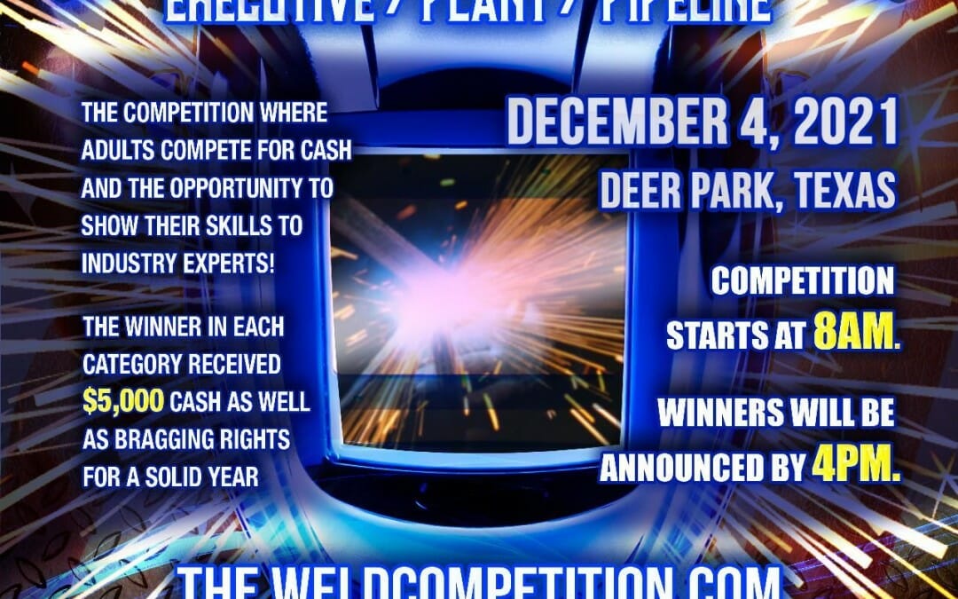 Register Now for Adult Welding Competition 12/4