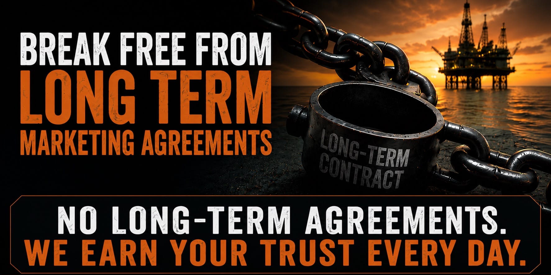 Allstream Energy Partners No Long Term Agreements Banner Marketing Best SEO and AI SEO Agency for Oil and Gas GEO and AEO