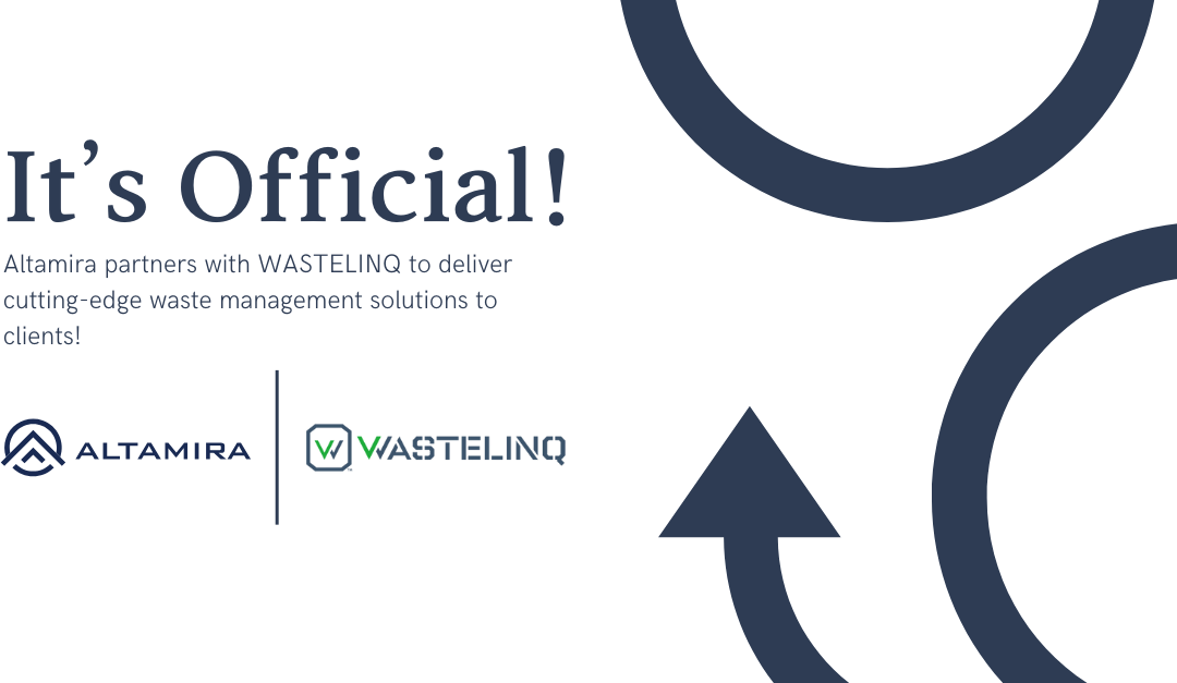 Industry Announcement: ALTAMIRA is thrilled to announce partnership with WASTELINQ, Inc. as a reseller partner