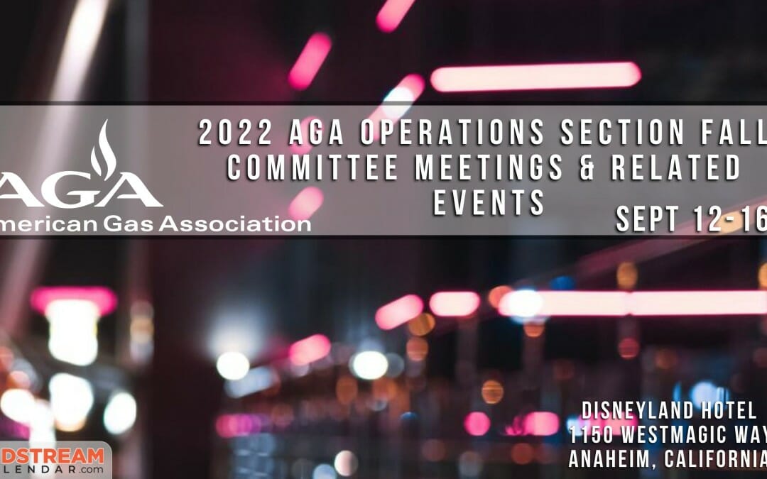 2022 AGA Operations Section Fall Committee Meetings & Related Events Sept 12-16 – California