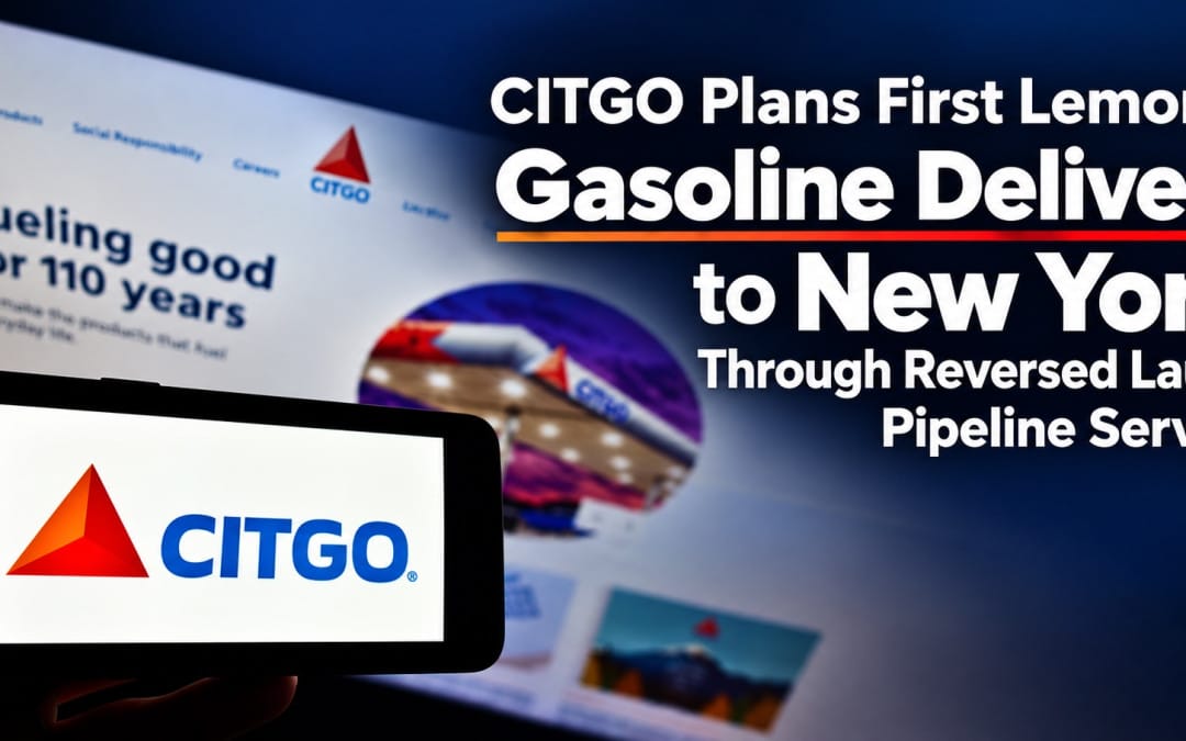 CITGO Plans First Lemont Gasoline Delivery to New York Through Buckeye’s Reversed Laurel Pipeline Service