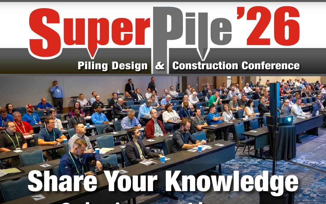 Save the Date for the Deep Foundations Institute (DFI) SuperPile ’26 – June 24 – June 26, 2026 – New Orleans, LA