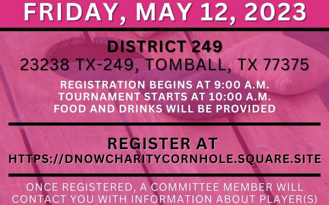 DNOW Lights Charity Cornhole Tournament May 12 – Houston