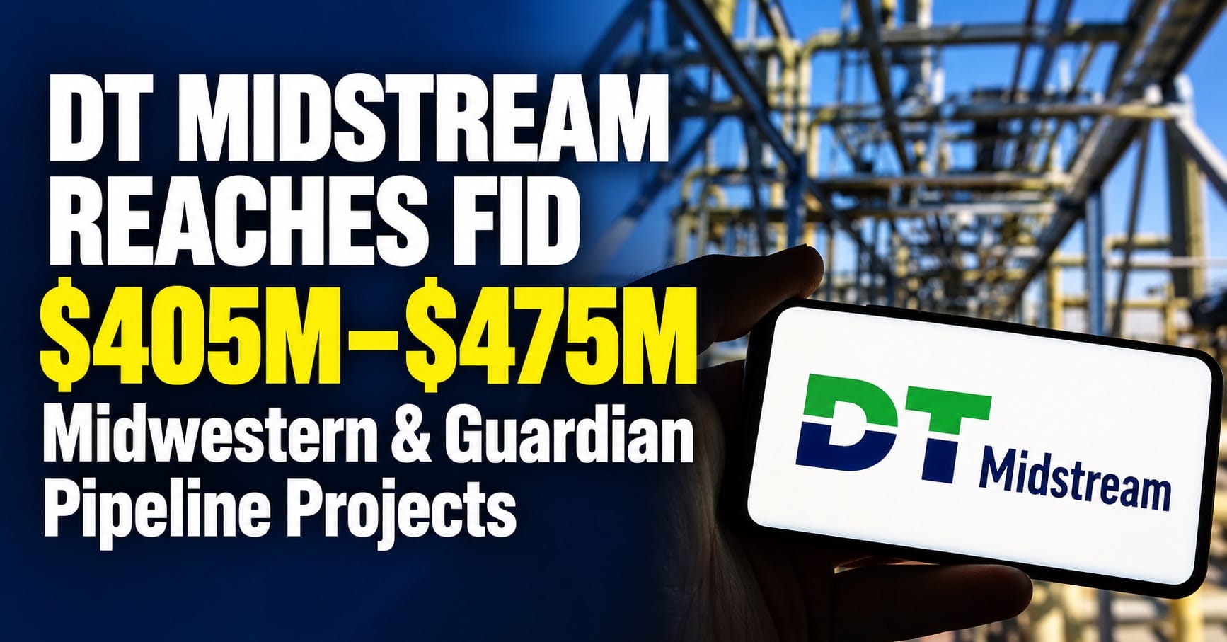 DT Midstream Reaches FID on $405M–$475M of Midwestern and Guardian Pipeline Projects Allstream Insiders