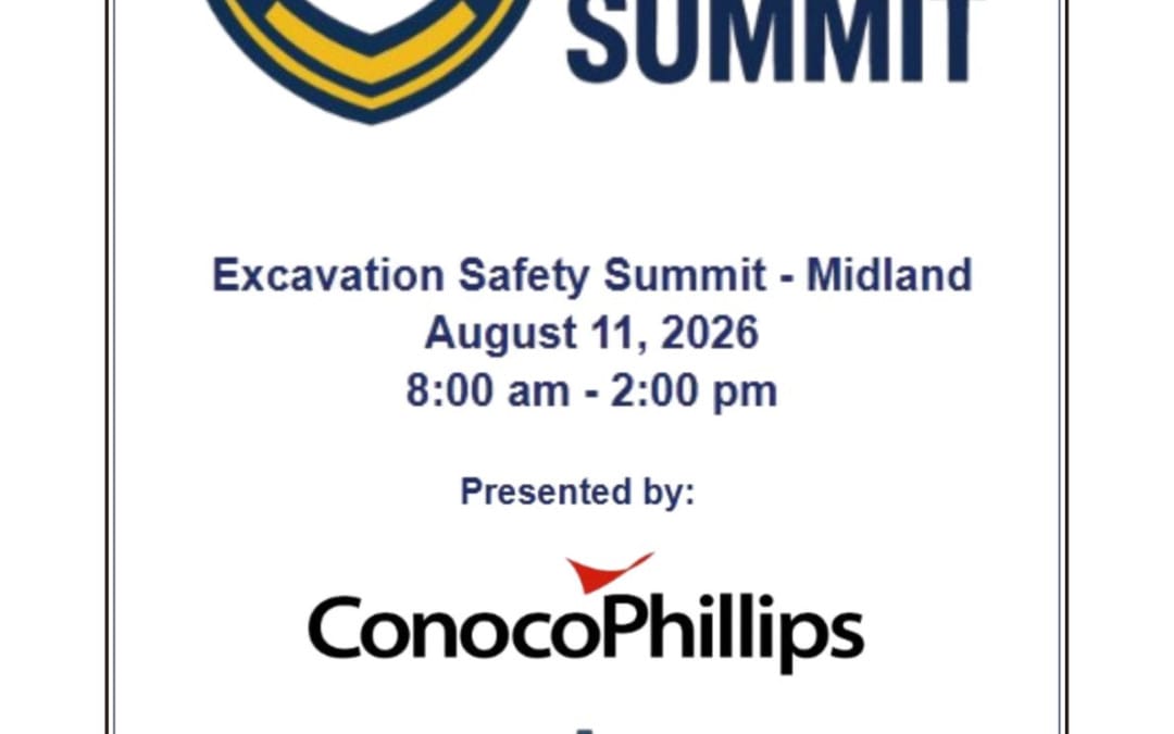 Register Now for the Damage Prevention of Texas Excavation Safety Summit – Aug 11, 2026 – Midland, TX
