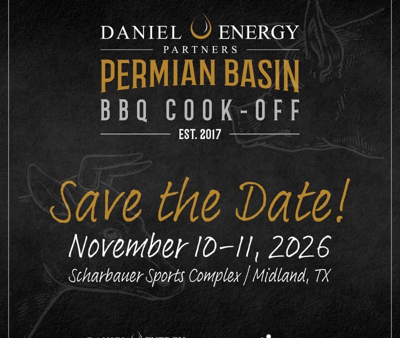 Register Now for the Daniel Energy Partners Permian Basin 9th Annual BBQ Cook-Off – Nov 10 – Nov 11, 2026 – Midland, TX