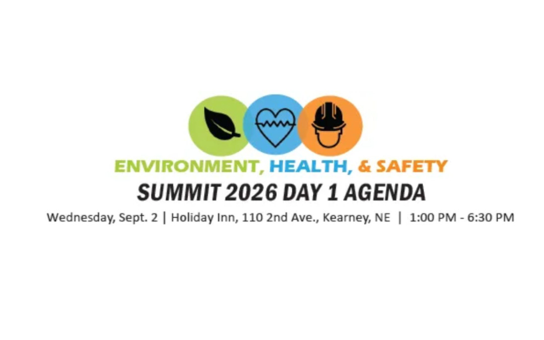 Register Now for the Nebraska Ethanol Board EHS Summit 2026 – Sept 2 – Sept 3, 2026 – Kearney, NE