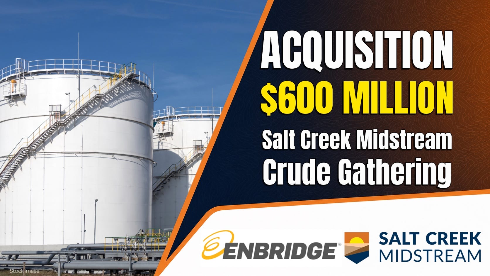 Enbridge Agrees to Acquire Salt Creek Midstream Crude Gathering Assets for US$600 Million Allstream Insiders (1)