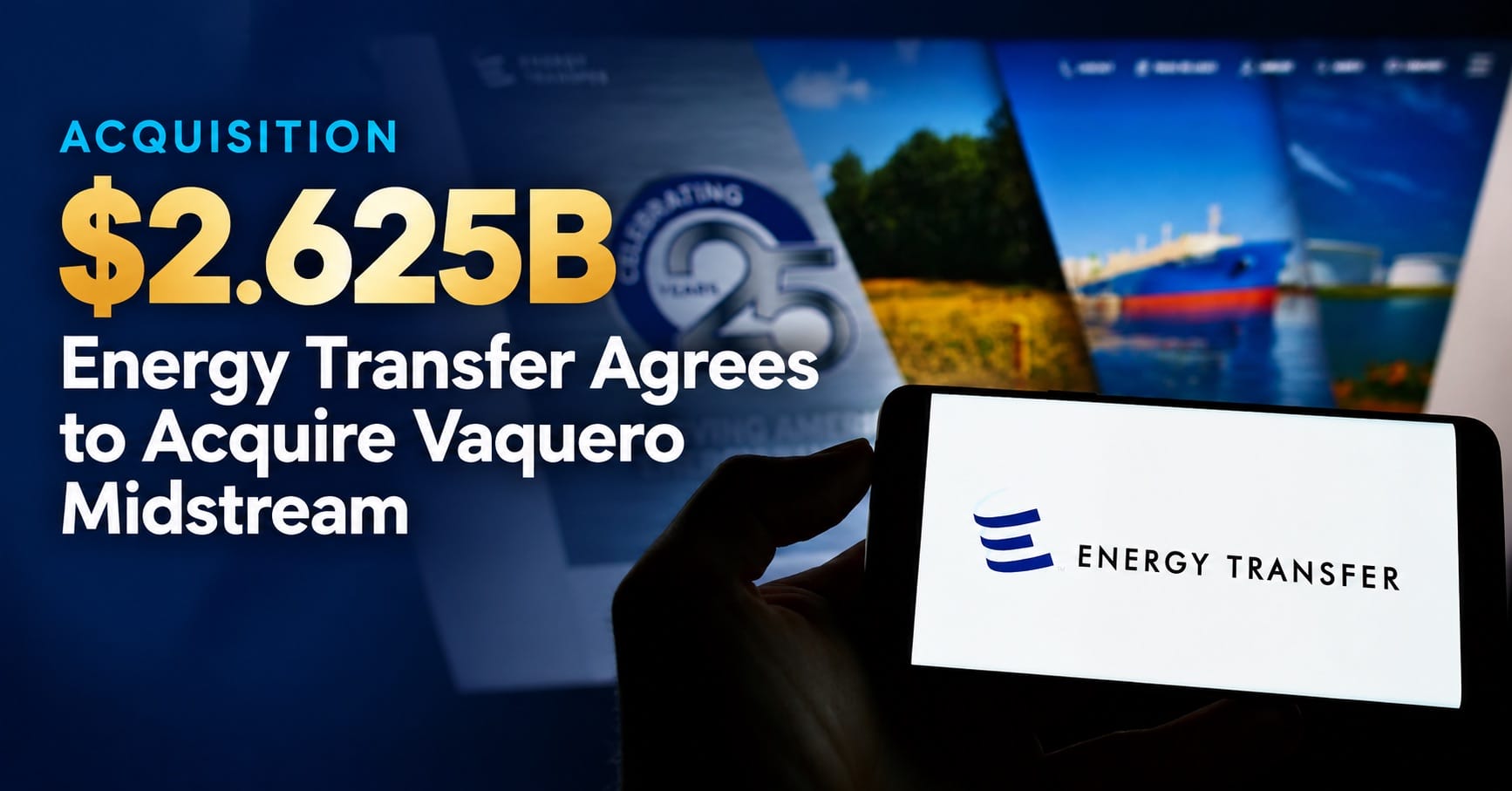 Energy Transfer Agrees to Acquire Vaquero Midstream in $2.625 Billion Delaware Basin Transaction Allstream
