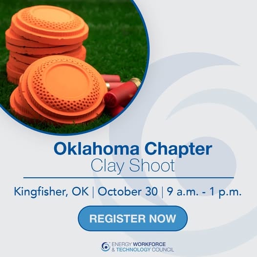 Register Now for the Energy Workforce Oklahoma Chapter Clay Shoot 2026 – Oct 30, 2026 – Kingfisher, OK