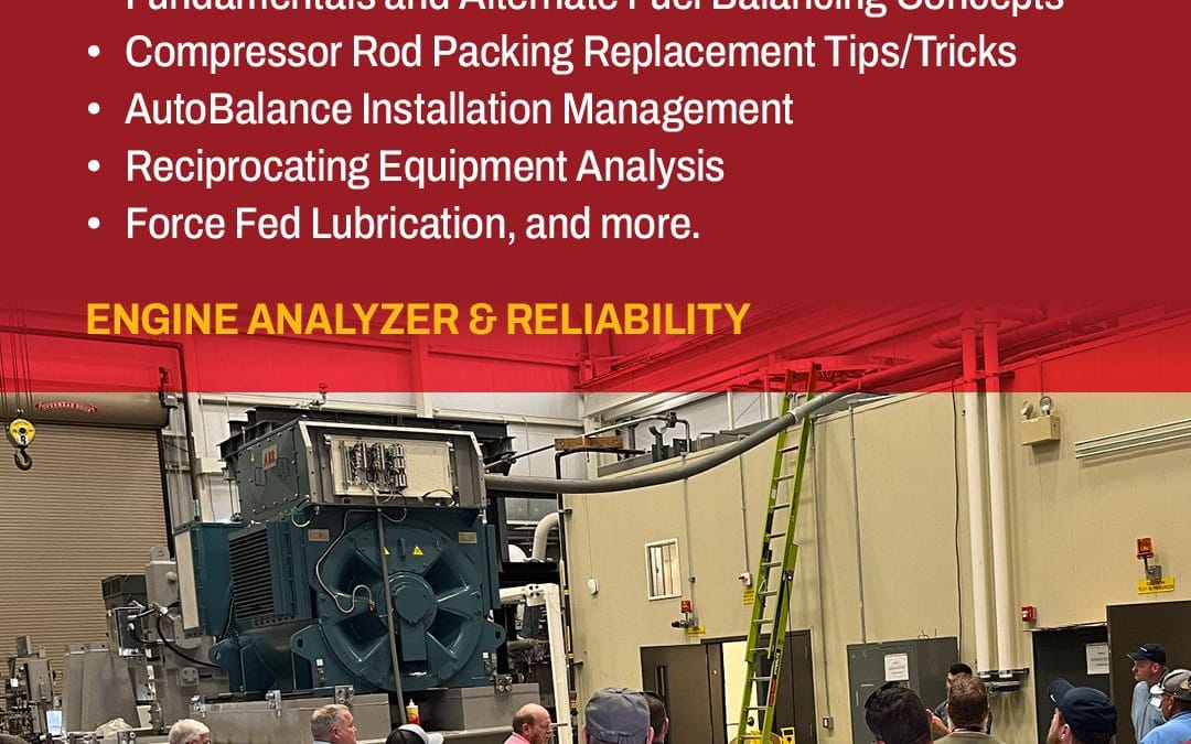 GMRC Engine Analyzer & Reliability Workshop July 29-31