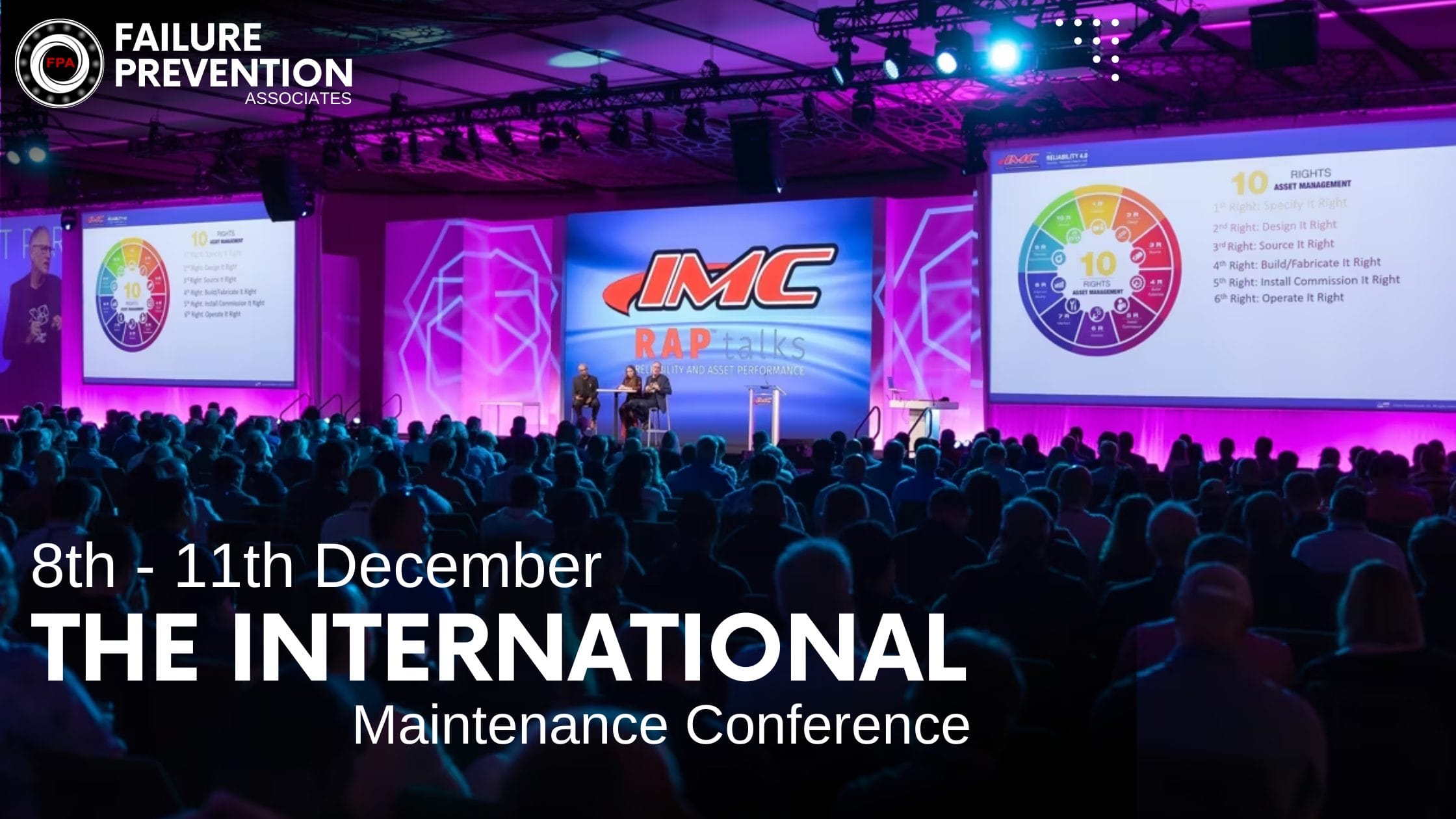 Failure Prevention Associates Champions The Speed of Reliability at 39th International Maintenance Conference IMC 2025