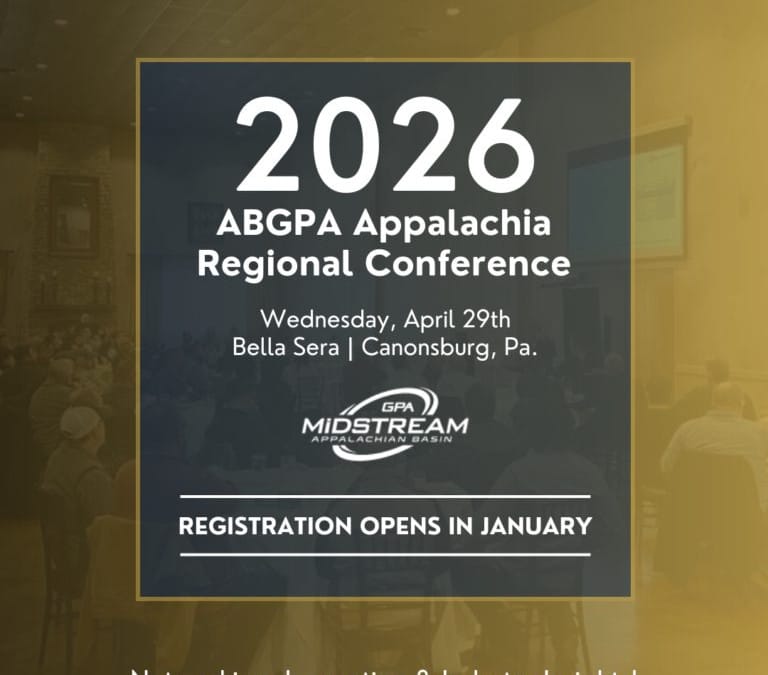 Register Now for the GPA Midstream Appalachian Basin 2026 Regional Conference – April 29, 2026 – Canonsburg, PA