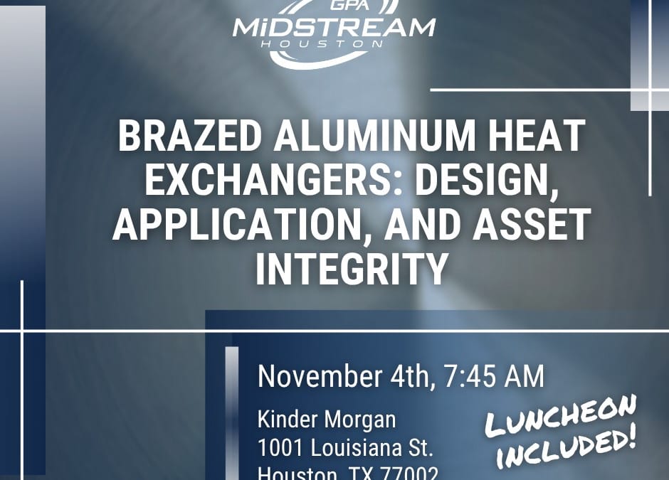 Register Now for the GPA Midstream Houston November Training Session – Nov 4, 2026 – Houston, TX