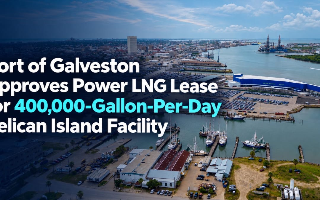 Port of Galveston Approves Power LNG Lease for 400,000-Gallon-Per-Day Pelican Island Facility