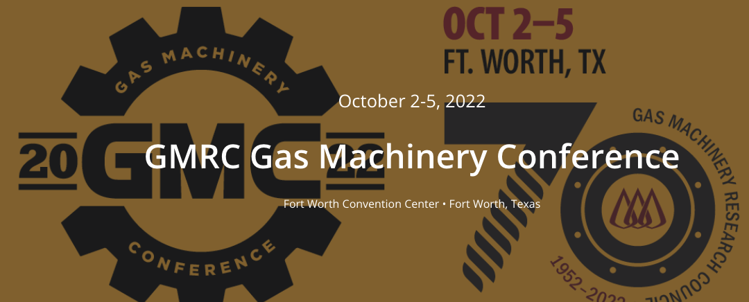 GMRC Gas Machinery Conference Oct 2-5 – Fort Worth