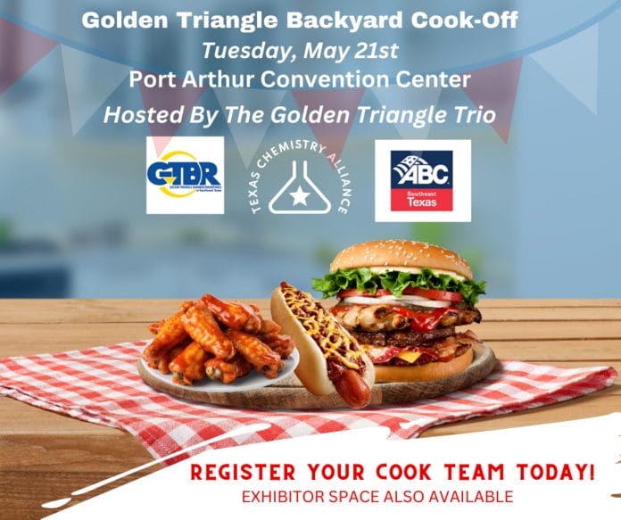 Register now for the 2024 Golden Triangle Backyard Cook-Off May 21, 2024 – Hosted by GTBR, TCA, ABC Southeast Texas