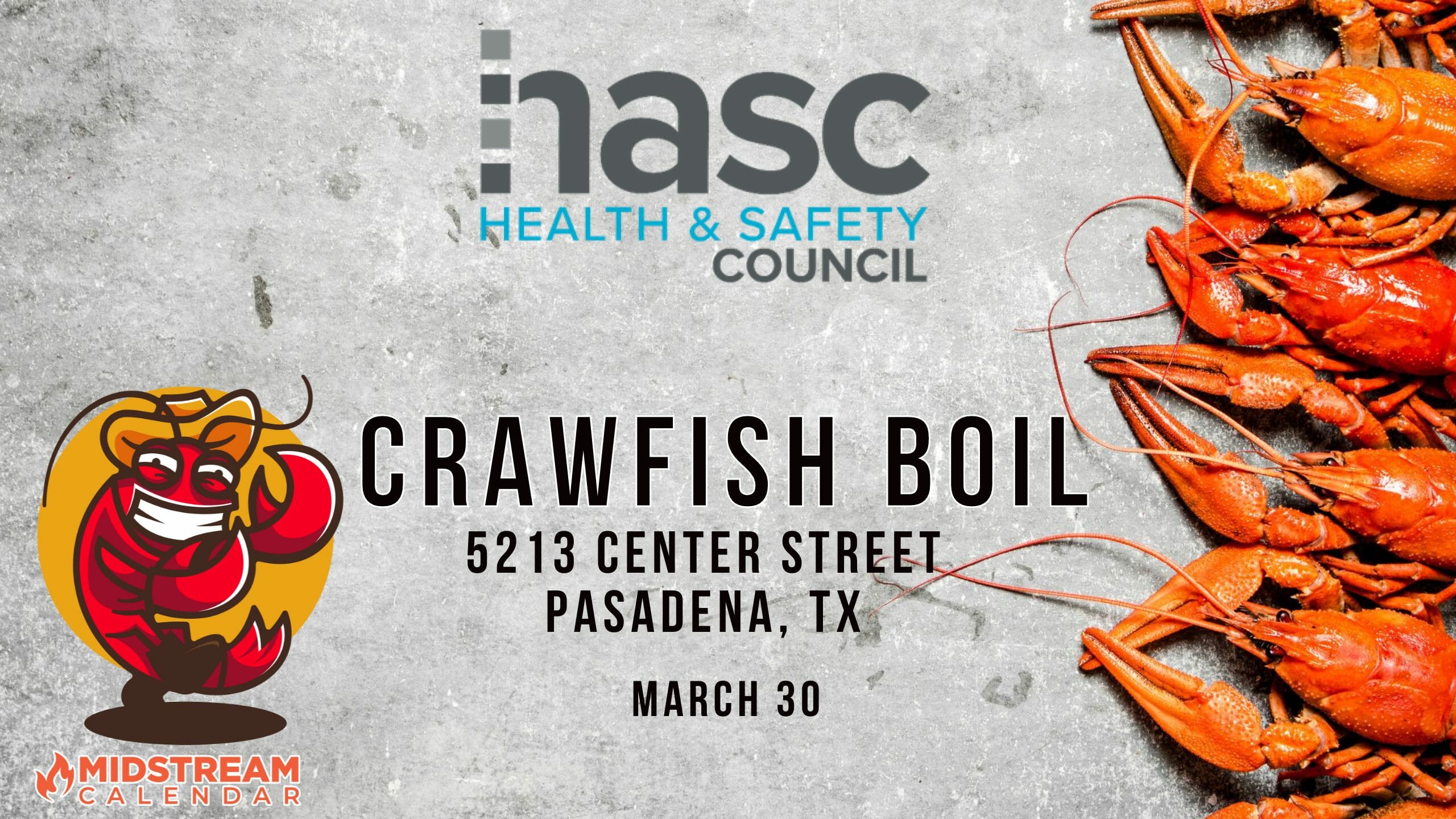 BIC Events in Downstream Industrial Crawfish Boils