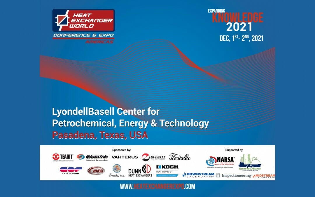 Register Now for Heat Exchanger World Americas Conference & Expo 2021 12/1 & 12/2