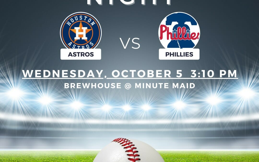 Astro’s Night by Houston GPA Midstream Young Professionals Oct 5th – Houston