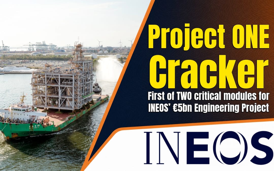 INEOS Project ONE modules escape Strait of Hormuz to reach Antwerp.