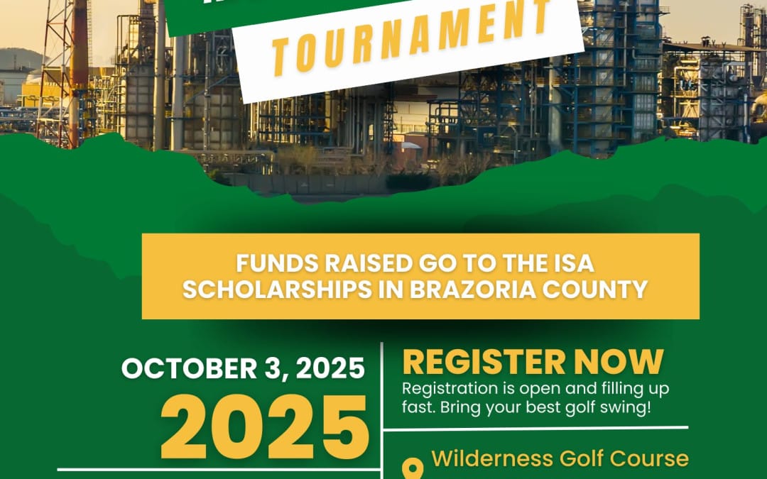 Register Now for the ISA Brazos Section Golf Tournament Registration – October 3, 2025 – Lake Jackson, TX