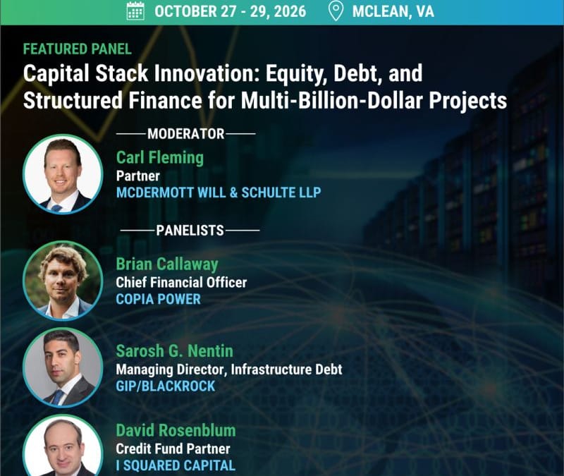 Register Now for the Infocast PowerUp Data Centers-Investment – Oct 27 – Oct 29, 2026 – McLean, VA