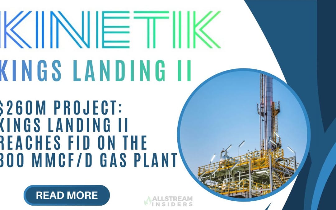 $260M Project: Kinetik Reaches Final Investment Decision on the 300 Mmcf/d Kings Landing II Project
