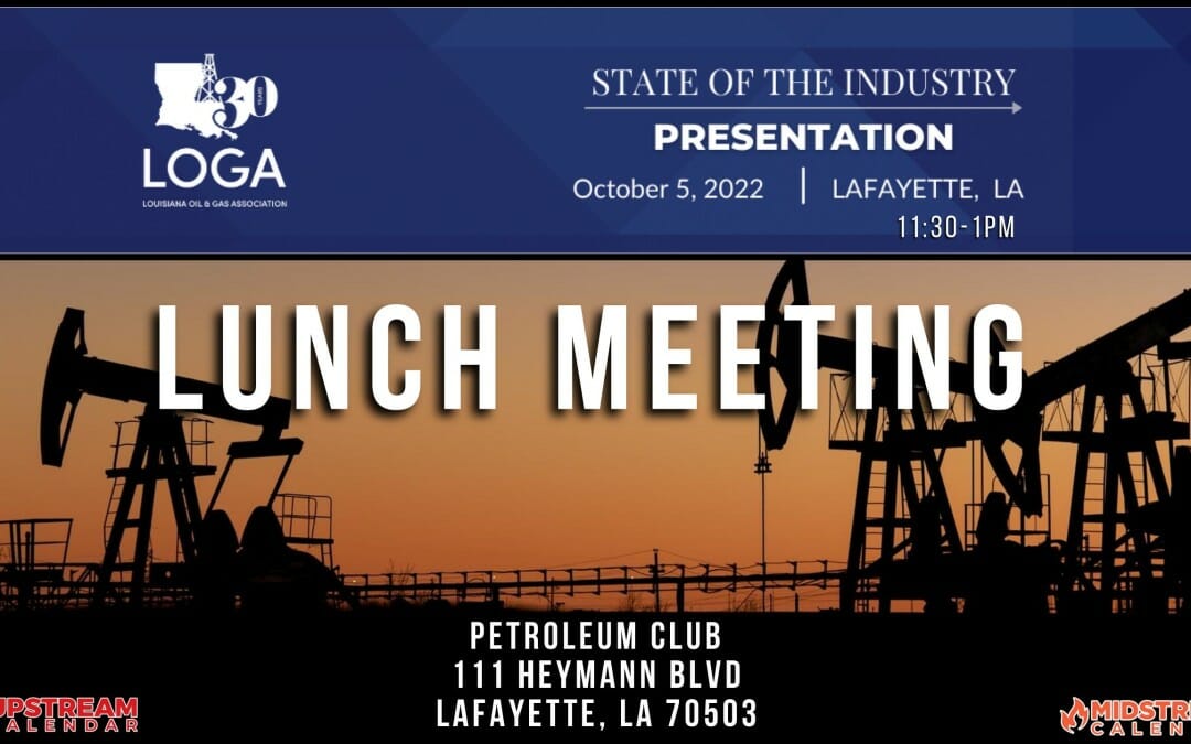 2022 LOGA STATE OF THE INDUSTRY Oct 5th : LAFAYETTE (sold out, but can join waiting list)