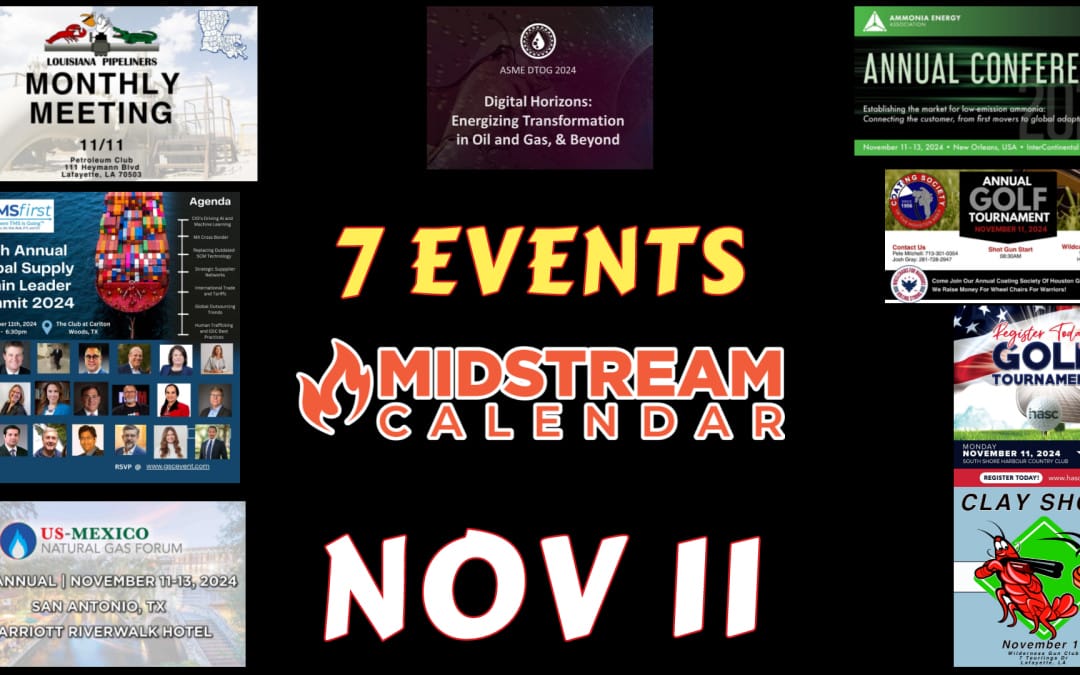 7 EVENTS Today – Nov 11, 2024 in Midstream