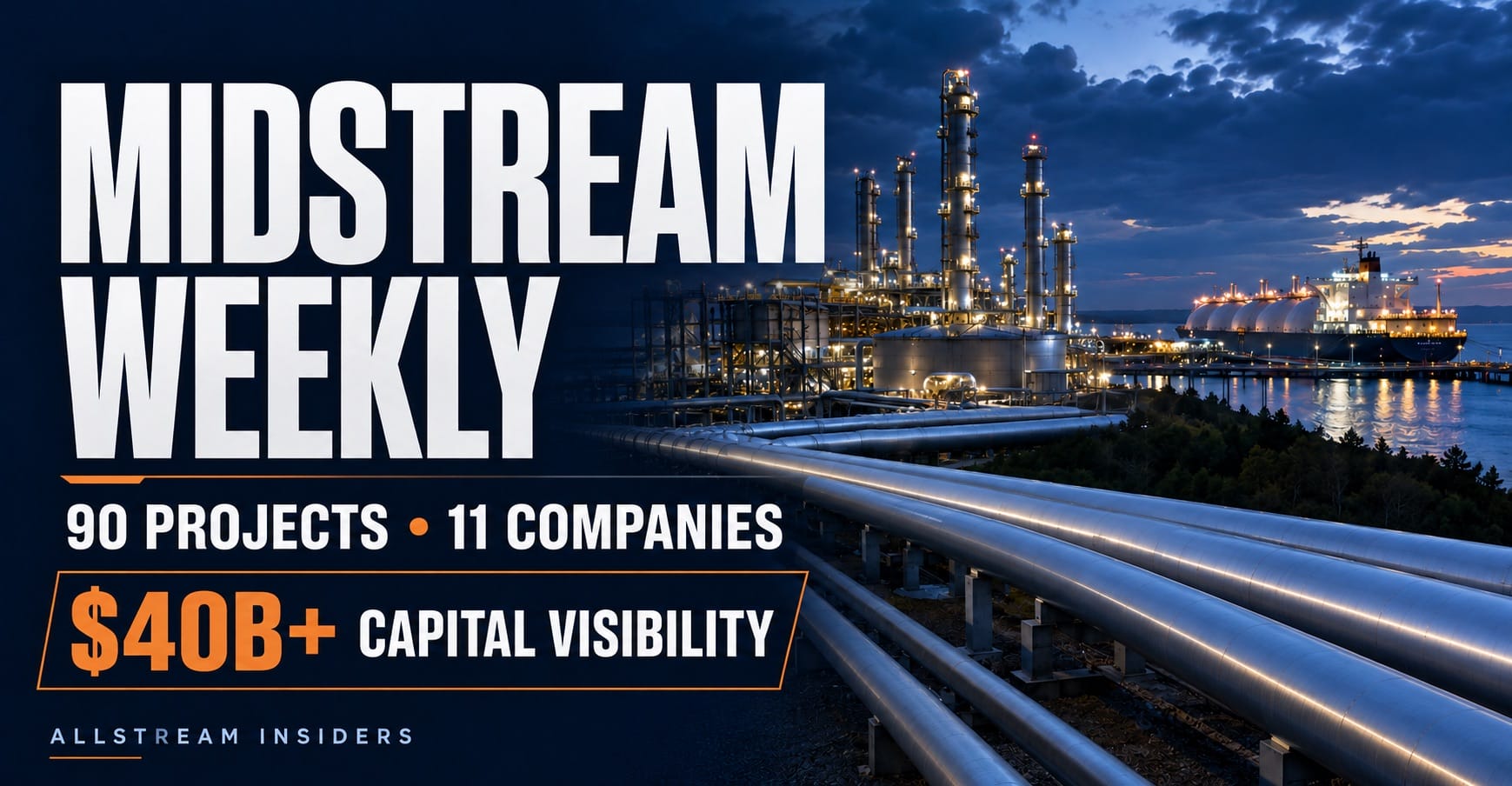 Oil and Gas Midstream News in Gas Processing, Pipelines, and Terminals