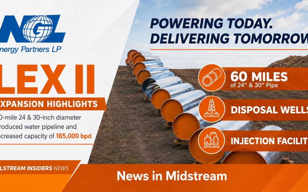 NGL Energy Partners LP Announces LEX II Pipeline Extension to Eddy County, New Mexico