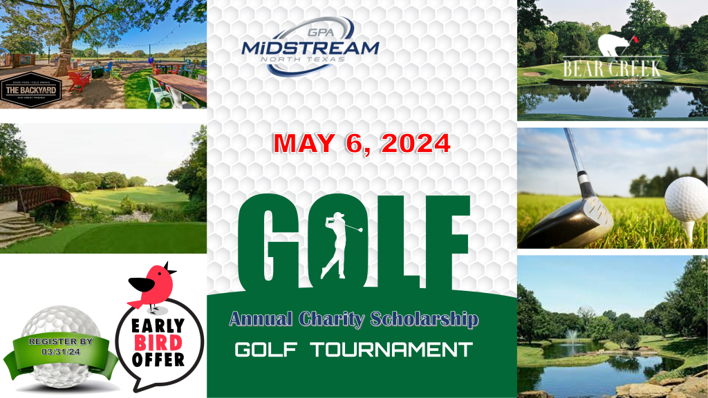 Register Now for the North Texas GPA Midstream (NTGPA) 2024 Golf Tournament May 6, 2024 DFW