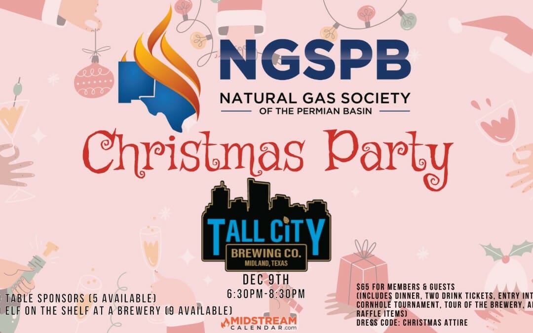 Natural Gas Society of The Permian Basin Christmas Party Dec 9th