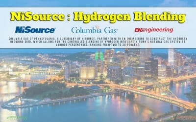 Oct 5th: NiSource reaffirms commitment to a diverse energy future with launch of multi-phase hydrogen blending project