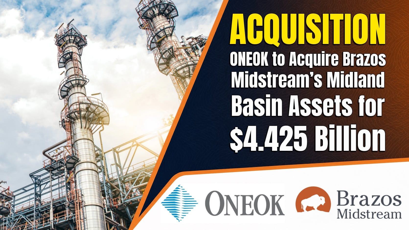 ONEOK to Acquire Brazos Midstream’s Midland Basin Assets for $4.425 Billion Allstream Insiders