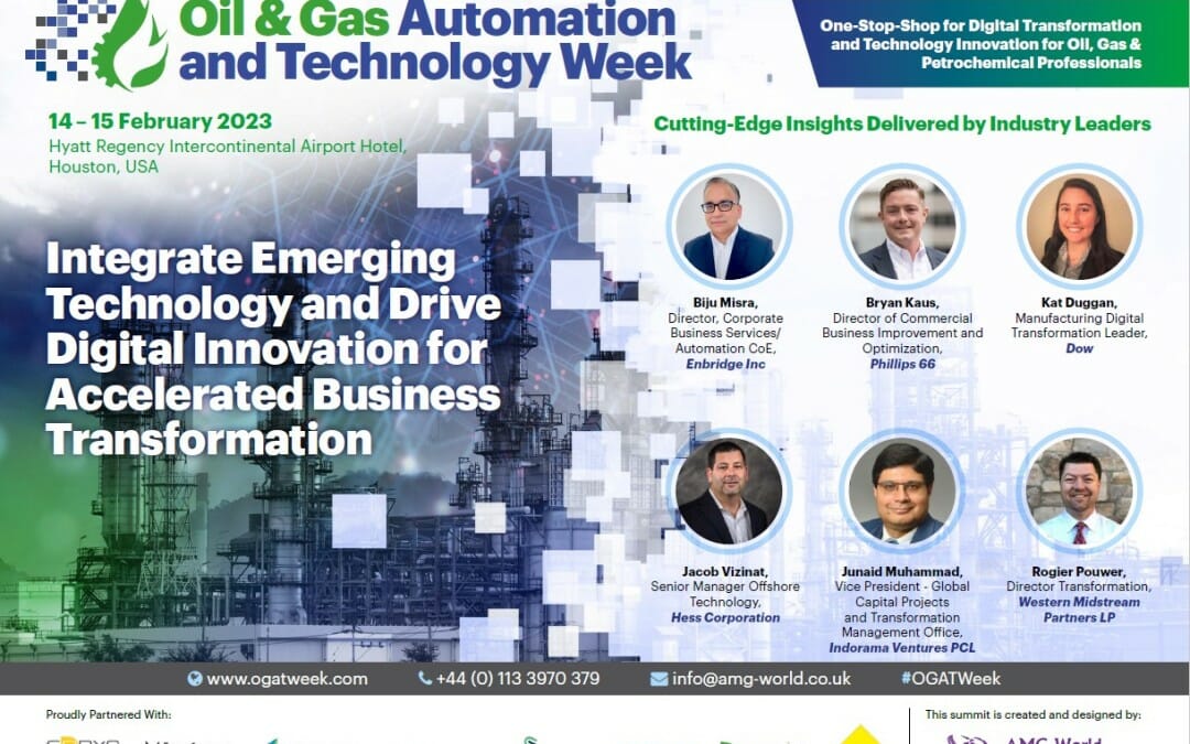 Register Now for the 2023 Oil & Gas Automation and Technology Week Summit Feb 14-15 – Houston