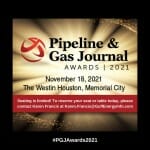 Pipeline Gas Journal Awards midstream calendar events