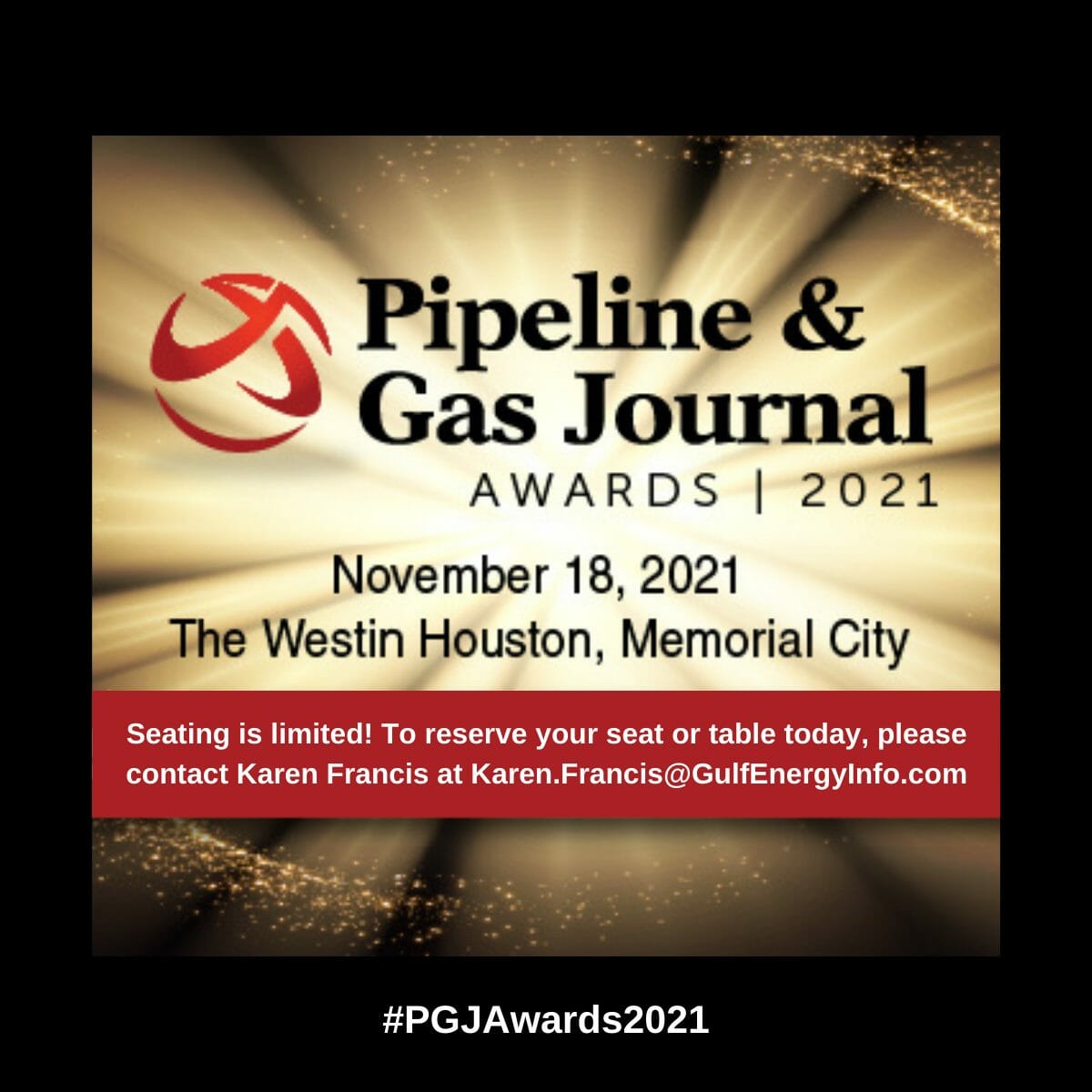 Pipeline Gas Journal Awards midstream calendar events